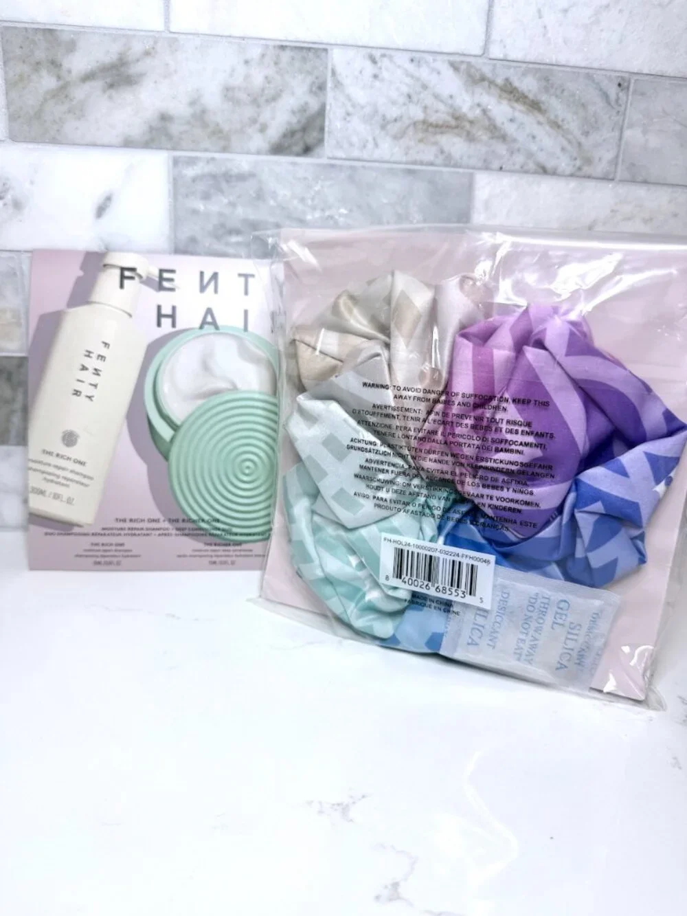 NEW Fenty Hair Oversized Scrunchie plus The Rich/Richer One